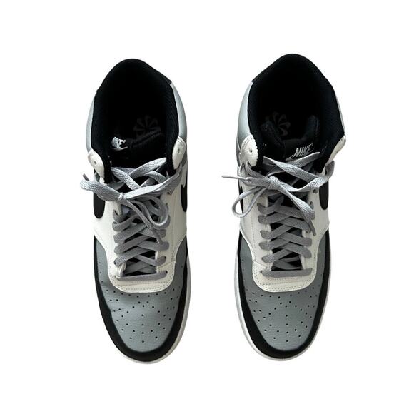 Nike x Court Vision Mid Grey Black White Leather Men\'s DN3577-002 Size 11 main image 6